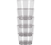 Kampa Vaso Stackable 4 Unidades Transparente Vasos