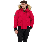 Abrigo SUPERDRY Poliéster Hombre (XXL - Rojo)