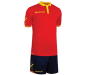 Ropa hombre Equipaciones completas Givova Conjunto World Rojo,Azul