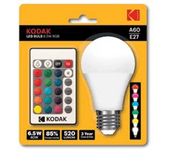 Kodak Bombilla 30418394 Led Rgb Con Control Remoto