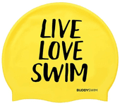 Buddyswim Gorro De Natación Live Love Swim Silicone