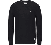 Camiseta para Hombre TOMMY JEANS (M - Negro)