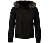 Chaqueta para Hombre SUPERDRY (L - Poliéster - Negro)