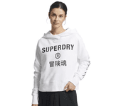 Sudadera SUPERDRY Algodón Mujer (42 - Blanco)