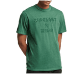 Camiseta para Hombre SUPERDRY (S - Verde)