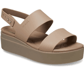 Calzado mujer Sandalias Crocs Sandalias Brooklyn Lowedge Beige