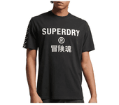 Superdry Camiseta Code Core Sport Negro