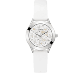 Reloj GUESS Mujer (Piel - Blanco)