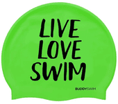 Buddyswim Gorro De Natación Live Love Swim Silicone