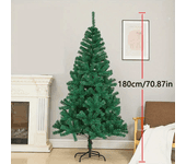 Árbol de Navidad Artificial. Árbol artificial navideño Economico, Árbol de Hoja PET, Árbol verde Navidad,  60cm 90cm 120cm 150cm 180cm 210cm Arbol barato Decoración Hogar, Jardin, Centro Comercial, Restaurante