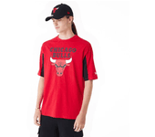 Camiseta de Hombre NEW ERA Corta Nba Mesh Rojo (M)