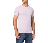 Camiseta para Hombre SUPERDRY (L - Algodón - Rosa)