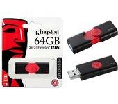 Memoria USB Pendrive Kingston DataTraveler 106 / 64GB USB 3.1 / 3.0 / 2.0