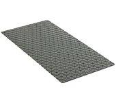 Alfombra baño diamond 72x36 cm gris