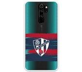 Funda Licencia Oficial SD Huesca Rayas Transparente para Xiaomi Redmi Note 8 Pro