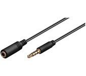 Cable de AudioGOOBAY (Jack 3.5mm - 3 m - Negro)