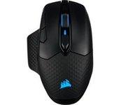 raton corsair dark core rgb pro wireless wired - negro