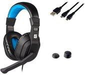 Auriculares Gaming Indeca Starter Pack Negro/Azul