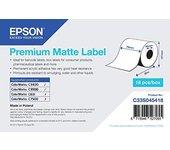 Epson S045418 etiqueta mate premium blanca 76mm