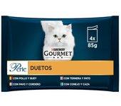 Pienso PURINA Gourmet Perle Finos Trozos en Gelatina 4xr