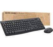 Logitech MK370 Combo for Business teclado Ratón incluido RF Wireless + Bluetooth QWERTZ Suizo Grafito