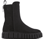 Buffalo Rampa Zip Mujer Zapatillas - Negro - Talla: 39 - Cuero - Foot Locker