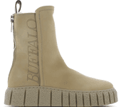 Buffalo Rampa Zip Mujer Zapatillas - Beige - Talla: 42 - Piel - Foot Locker