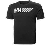 Camiseta para Hombre HELLY HANSEN (M - Negro)