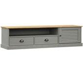 Mueble De Tv VIDAXL Gris Madera (156x40x40 cm)