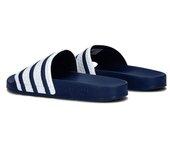 Adidas - Chanclas Adilette, Hombre, Adiblu-Wht-Adiblu, 5 UK