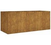 Jardinera Acero Corten 200x80x80 Cm Vidaxl