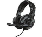 Trust GXT 411K Radius Auriculares Alámbrico Diadema Juego Negro, Gris, Blanco