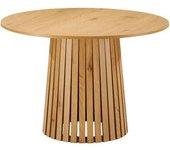 Table à manger ronde 110cm style scandinave liv