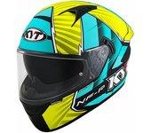 KYT Casco Integral  NF-R Xavi Fores Amarillo-Verde