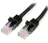 cable 3m negro cat5e rj45