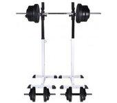 Squat Station con Barbell y Dumbbell Set 60,5 kg