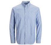 Camisa JACK & JONES Algodón Hombre (M - Azul)