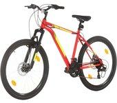 Bicicleta Montaña 21 Velocidades 27,5 Pulgadas Rueda 50 Cm Rojo Vidaxl