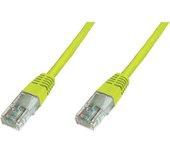 Cable de Red DIGITUS (RJ45 - 10 m - Amarillo)