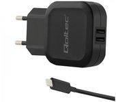 Cargador Pared Usb-C QOLTEC Negro