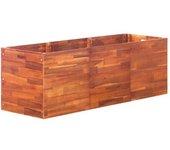 vidaXL Arriate De Madera De Acacia 150x50x50 Cm