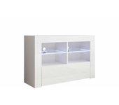 Mueble TV modelo Lilian (100x65cm) color blanco con LED