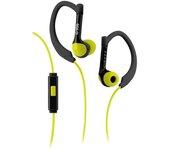 SBS Runway Sport Auriculares Deportivos Jack 3.5mm Negro/Amarillo