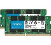 Memoria RAM DDR4 CRUCIAL (2 x 4 GB - 2666 MHz - Verde)