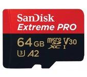 Tarjeta Micro SD SanDisk Extreme PRO 64 GB