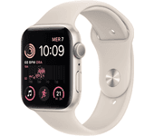 APPLE Watch SE GPS 44 mm Blanco Estrella con Correa Deportiva Blanco Estrella