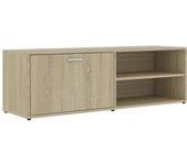 Mueble TV Sonoma roble 120x34x37 cm madera multicapa