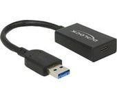 DeLOCK 65698 cable USB 0,15 m USB A USB C Negro