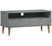 Mueble De Tv VIDAXL Gris Madera (106x40x49 )