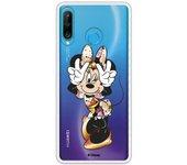 Funda Oficial de Disney Minnie Posando Clásicos Disney para Huawei P30 Lite